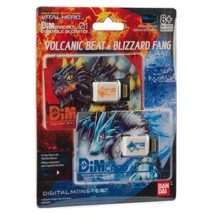 DIGIMON Vital Hero (Volcanic Beat & Blizzard‎ Fang) DIM Card Set 2-Pack (NEW!)
